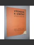 Časopis Výchova k umění, 1932/č.1 - náhled