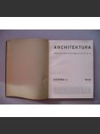 Architektura, ročník II., 1940 (Spojené časopisy Stavba, Stavitel, Styl), časopis - náhled