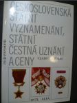 Československá státní vyznamenání, státní čestná uznání a ceny - náhled