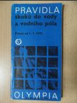 Pravidla skoů do vody a vodního póla (Platná od 1.1.1975) - náhled