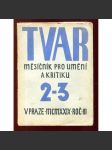 Tvar. Měsíčník pro umění a kritiku. 1929, roč. III., č. 2-3 - náhled