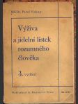 Výživa a jídelní lístek rozumného člověka - náhled