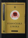 Staročeská lyrika - náhled