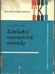 Základní numerické metody - náhled