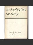 Archeologické rozhledy  IV - 1952, sešit 5 - náhled