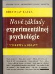 Nové základy experimentálnej psychológie - náhled