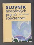 Slovník filosofických pojmů součastnosti - náhled