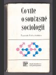 Co víte o současné sociologii - náhled