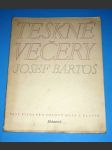 Klavír : Teskné večery, Op.17 - Josef Bartoš / noty - náhled