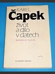 Karel Čapek : život a dílo v datech - náhled