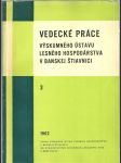 Vedecké práce ústavu lesného 3 - náhled