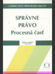 Správne právo - procesná časť - náhled