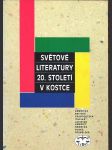 Světové literatury 20. století v kostce - náhled