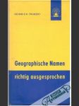 Geographische Namen - richtig ausgesprochen - náhled