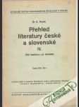 Přehled literatury české a slovenské IV. - náhled