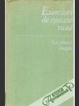 Exercices de Syntaxe Russe Avec Commentaires - náhled