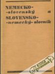 Nemecko - slovenský a slovensko - nemecký slovník - náhled