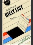 Biely list - náhled