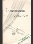 In memoriam Josefa Hory - náhled
