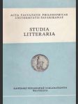 Studia litteraria - náhled