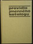 Pravidla jmenného katalogu - náhled