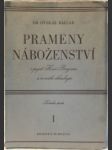 Prameny náboženství v pojetí henry bergsona a ve světle ethnologie - náhled