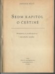 Sedm kapitol o češtině - náhled