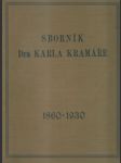 Sborník dra karla kramáře - náhled