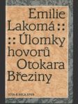 Úlomky hovorů otokara březiny - náhled