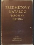 Předmětový katalog - náhled