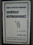 Epištoly kutnohorské - náhled