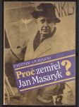 Proč zemřel jan masaryk? kettner petr, jedlička i.m. - náhled