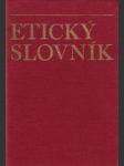 Etický slovník - náhled