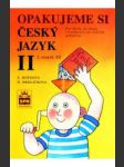 Opakujeme si český jazyk i - 2. stupeň zš - náhled