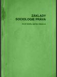 Základy sociologie práva - náhled