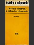 Otázky a odpovede z montáže ústredného a dialkového vykurovania - náhled