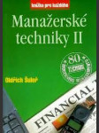 Manažerské techniky ii - 80 technik moderního managementu - náhled