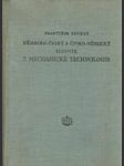 Německo-český, česko-německý slovník z mechanické technologie - náhled