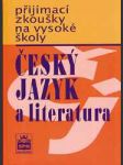 Přijímací zkoušky na vš - český jazyk a literatura - náhled