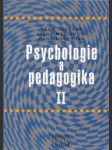 Psychologie a pedagogika ii pro střední zdravotnické školy - náhled