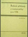 Řešené příklady z matematiky pro vše - náhled