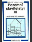 Pozemní stavitelství iii pro 3. ročník spš stavebních - náhled