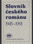 Slovník českého románu 1945-1991 - náhled