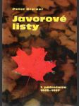 Javorové listy - náhled