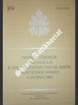 Poselství papeže k xix. světovému dni mládeže na květnou neděli 4. dubna 2004 - jan pavel ii. - náhled