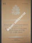 Poselství svatého otce jana pavla ii. k xxv. světovému dni cestovního ruchu ( 30. května 2004 ) - jan pavel ii. - náhled