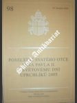 Poselství svatého otce jana pavla ii. k světovému dni uprchlíků 2005 - jan pavel ii. - náhled