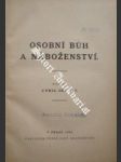 Osobní bůh a náboženství - jež cyril t.j. - náhled