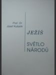 Ježíš světlo národů - kubalík josef - náhled