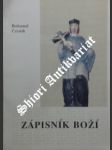 Zápisník boží - černík bohumil - náhled